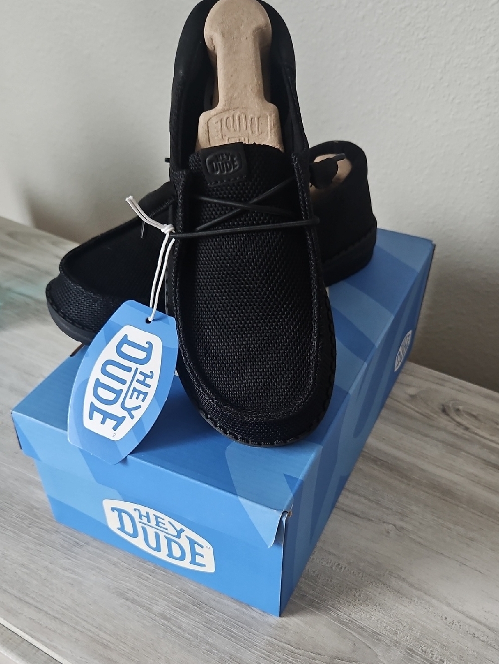 Hey Dude Black Women's Lightweight Slip-On Loafers